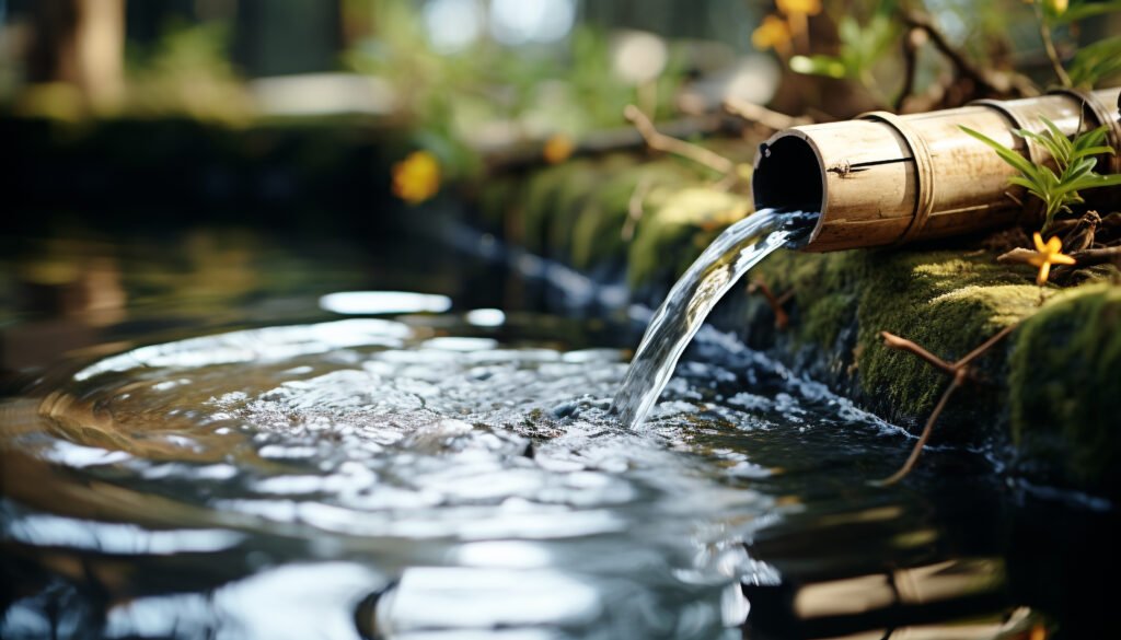 Bamboo Water Feature