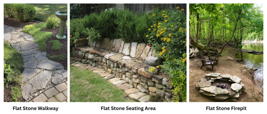 Flat Stone / Flag Stones in Landscaping