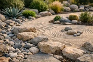 How to Use Landscape Rocks and Sand Well