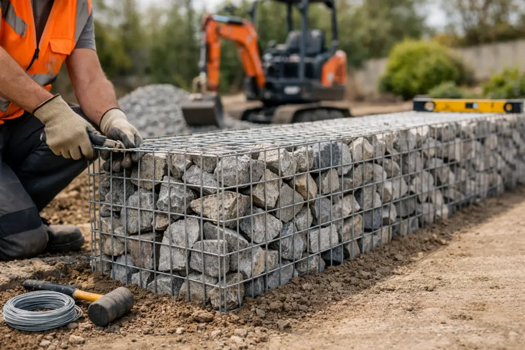 How to Install Gabion Retaining Wall Right