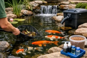 How to Maintain a Koi Pond for Healthy Fish